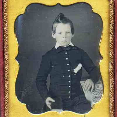 Boy with High Curl