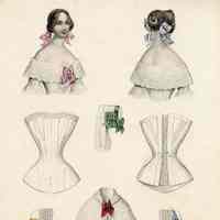 2 Upper Bodies, Corset, Matle, Caps