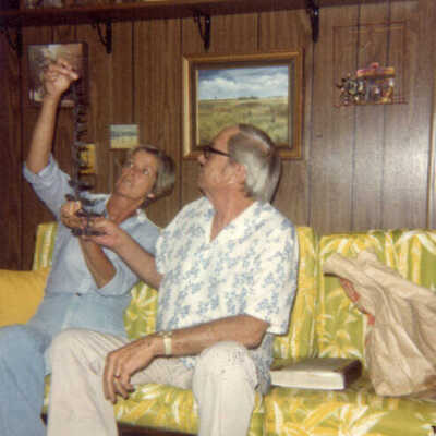 Unidentified man and woman