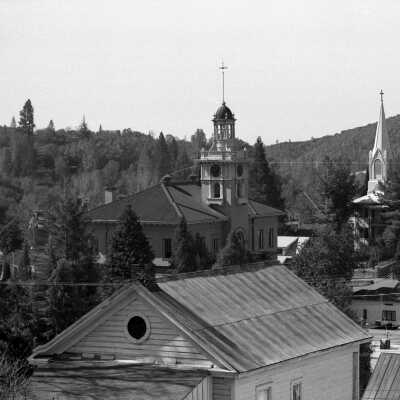 Sonora Courthouse and St. Patrick's Church