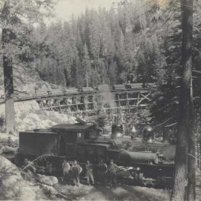 Trestle over Clavey River