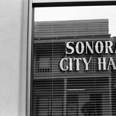 Sonora City Hall entrance, 94 N. Washington St.