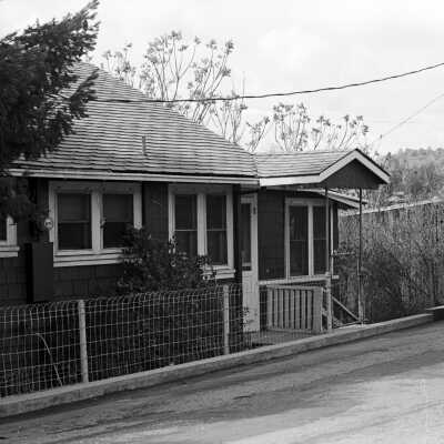 House on corner of Gold and Barretta Sts.