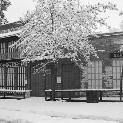 Wells Fargo Express Company Building, Columbia in Snow