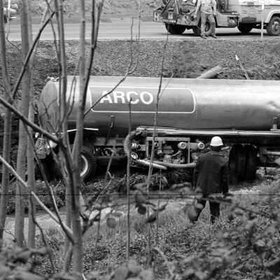 Gas Tanker in Sonora Creek