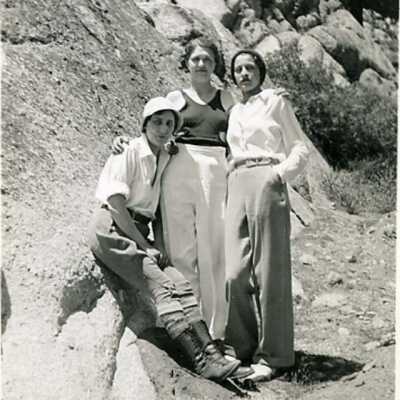 Aunt Arlene Cowan on Relief Road