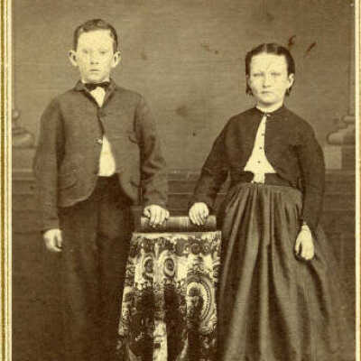 Unidentified Young Boy and Girl