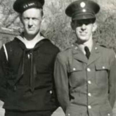 Unidentified Sailor & Solider
