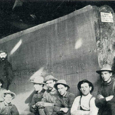 Big Sugar Pine Log - West Side Lumber Co.