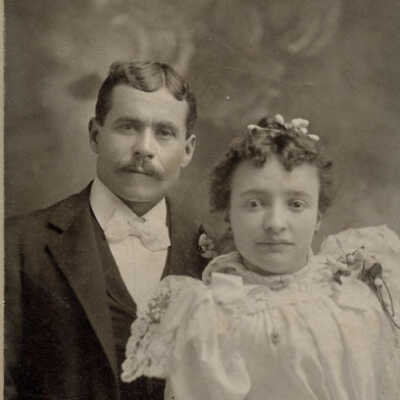 Unidentified man and woman