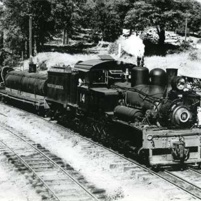 Shay Engine #14 at the Tuolumne mill