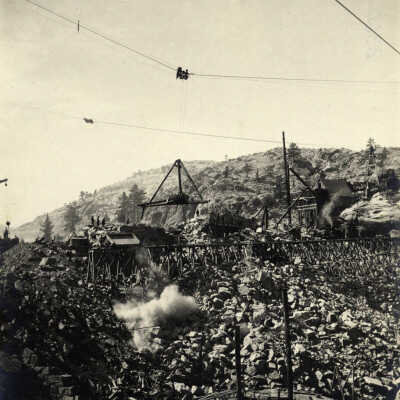 Construction of Relief Dam