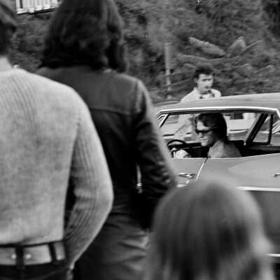 Filming Movie - Peter Fonda