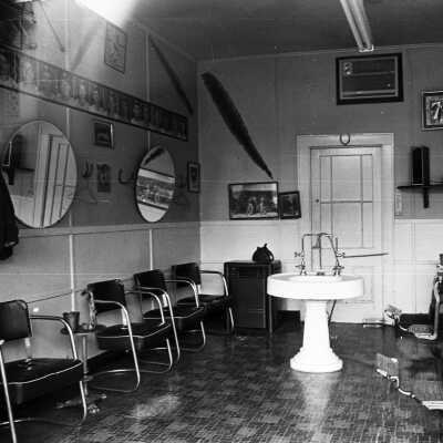 Ghiorso's Barber Shop Interior