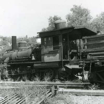 Sierra Railroad Engine #18 - Retired, in the weeds, on the back track in Jamestown