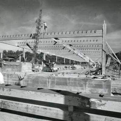 New drying sheds under construction
