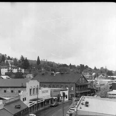 S. Washington St., looking south, from the roof top of the Union Democrat newspaper building at 84 S. Washington St