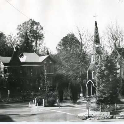 Morgan House and Red Church