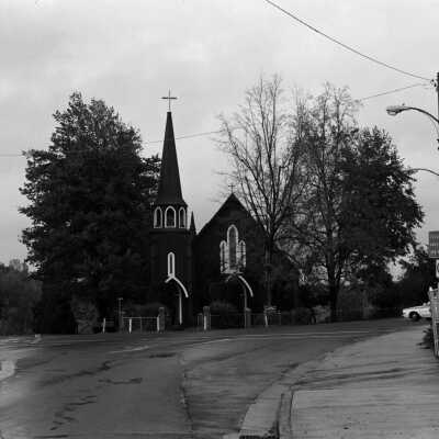 St. James Episcopal Church (Red Church) and surrounding area