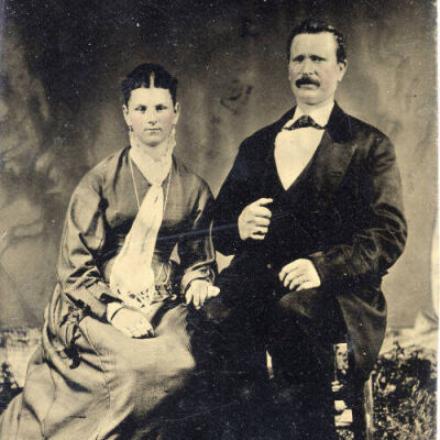 Unidentified man and woman
