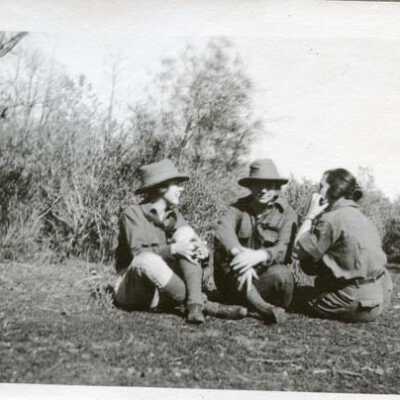 Three unidentified women