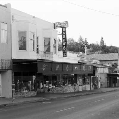 S. Washington St, east side, looking south