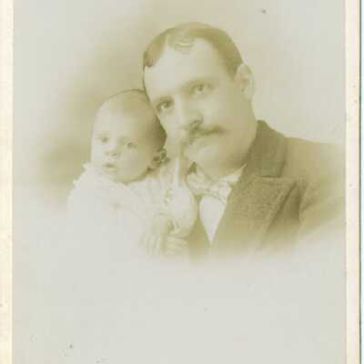 Unidentified Man & Baby