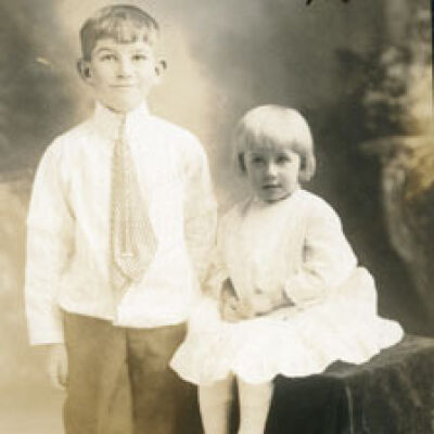 Unidentified Boy And Girl