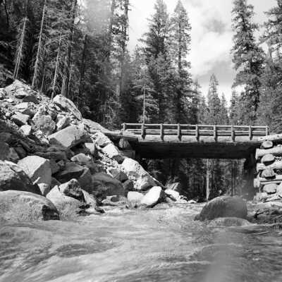 Reed Creek Log Bridge, Reed Creek