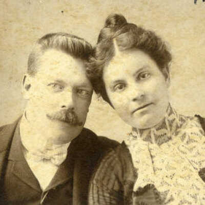 Unidentified man and woman