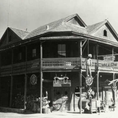 Willow Hotel after the trees have been removed