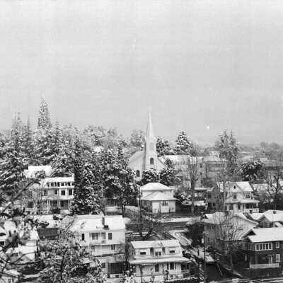 Sonora overview with snow