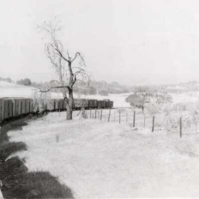 Sierra Railroad Combine #9 - Eastbound out of Oakdale