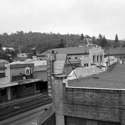 Sonora roof tops from the roof of of the Union Democrat newspaper at 84 S. Washington St.
