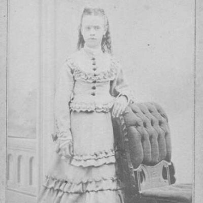 Little Girl In Posh Frock