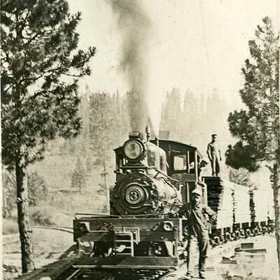 Shay Engine #3 at Middle Camp - Lyons Dam