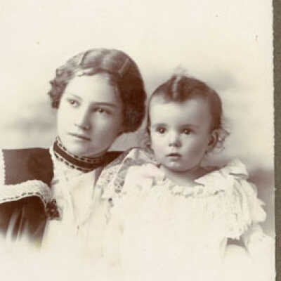 Unidentified Woman With Child
