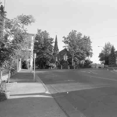 N. Washington St., Snell St., Elkin St. intersection.