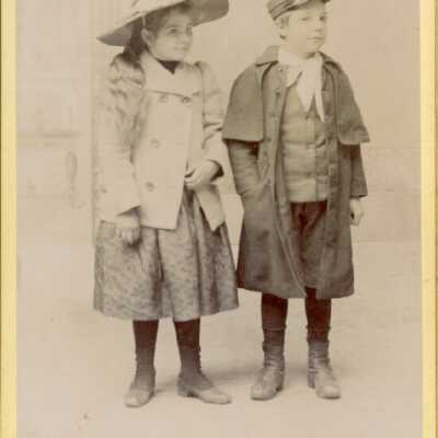 Unidentified Young Girl & Boy