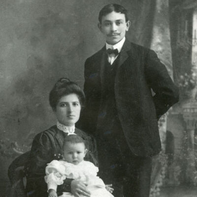 Unidentified Man, Woman, & Baby