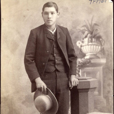 Unidentified young man
