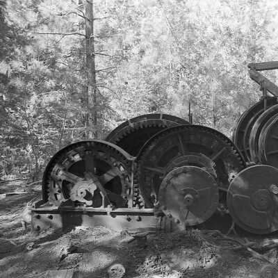Soap Creek Logging Camp steam donkey