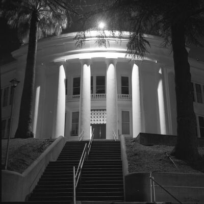 Sonora Elementary School (The Dome) at night