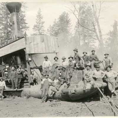 Steam Donkey Engine on Skids