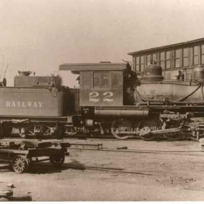 Sierra Railway Locomotive engine #22.