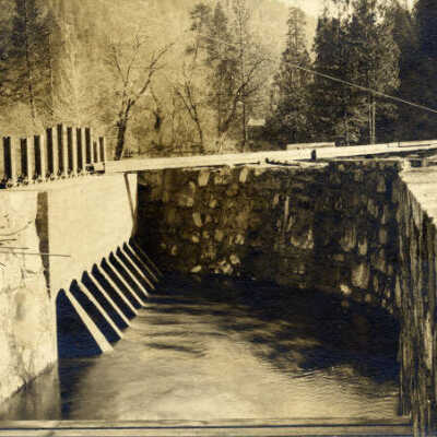 Flume on Calaveras side