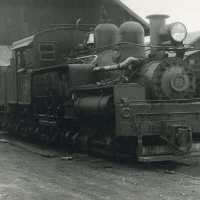 West Side Lumber Company Engine #12 - Engine house in Tuolumne