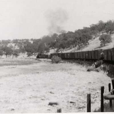 Sierra Railroad Train at Canyon Tank