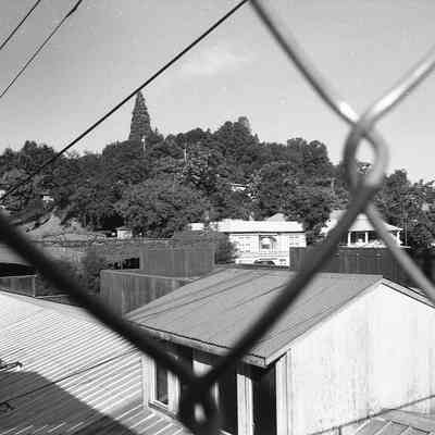 Roof tops from N. Shepherd St. looking west.