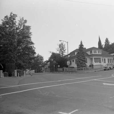 N. Washington St. intersection with Snell and Elkin Streets. (Rother's Corner)